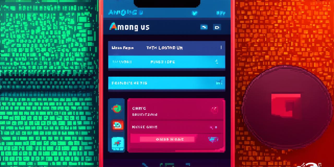 How to make a game on among us mobile