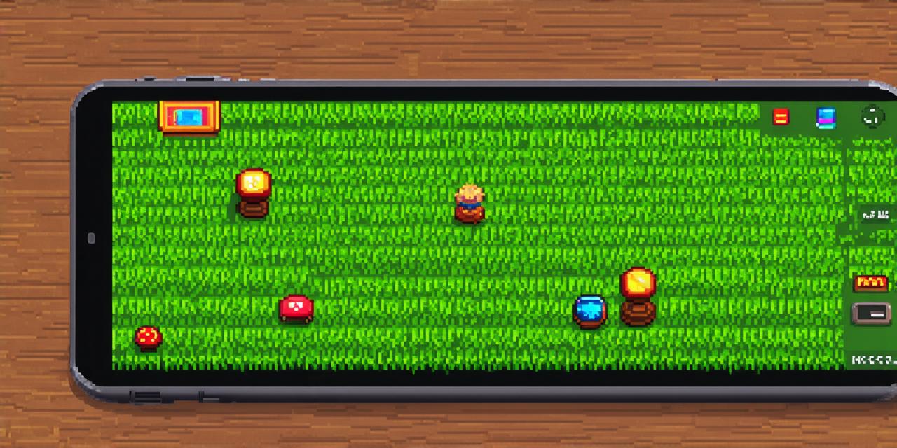 How to make a pixel game on mobile