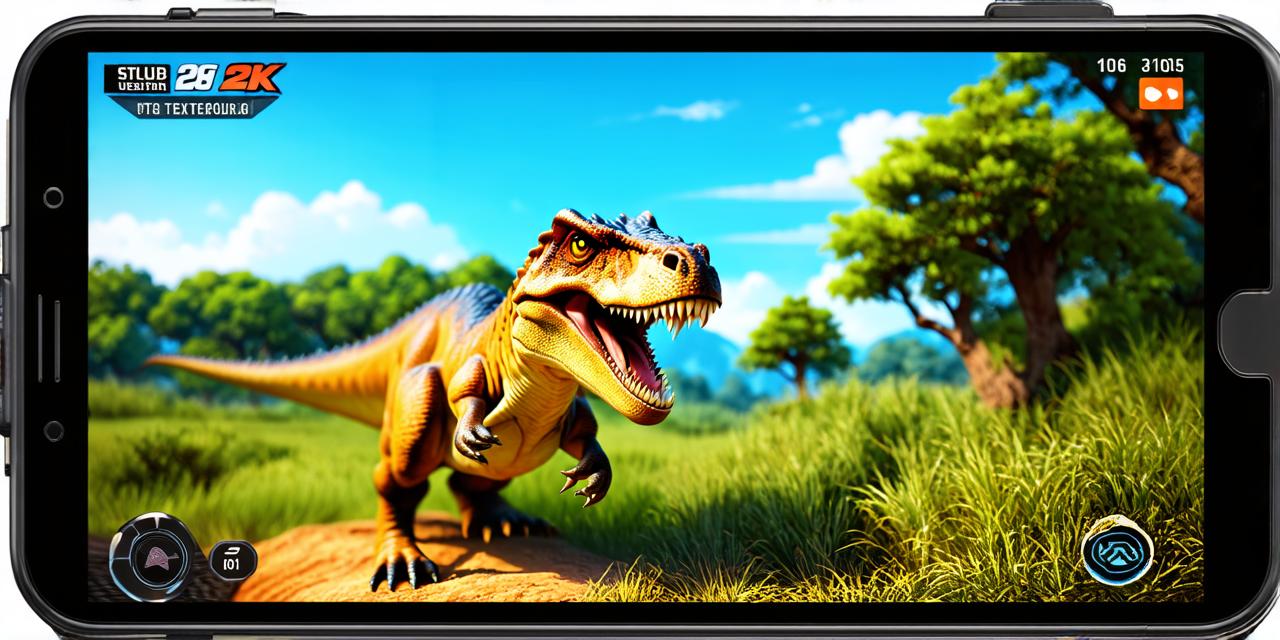 How to play dinosaur game on mobile